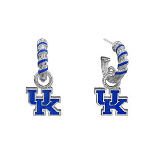 New Kentucky Wildcats Women's Edine Earrings, Silver Post, NCAA